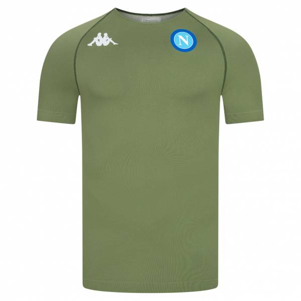 SSC Napoli Kappa Hommes Fonctionnel Maillot d&#039;entraînement 303GBU0-VERDE