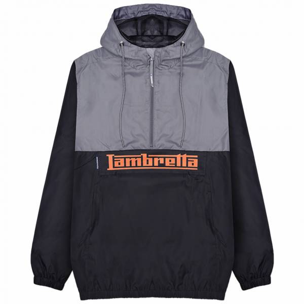 Lambretta Scooter Lightweight Men Jacket LM3001-BLK/GRY