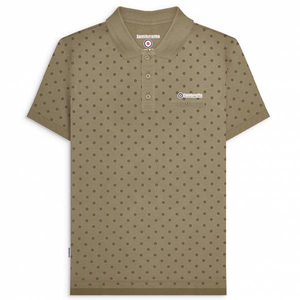 Lambretta Target Men Polo Shirt SS4299-KHK-JAVA