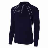 Capelli Sport Raven Heren 1/4-rits Fleece sweatshirt AGA-1237X-marine/wit