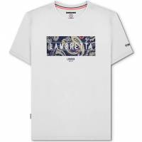 Lambretta Paisley Box Heren T-shirt SS1015-WIT
