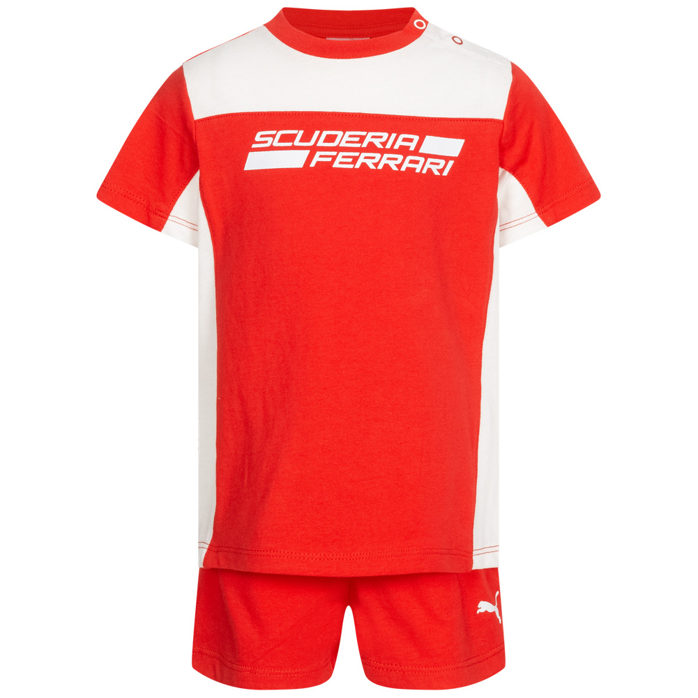 Shirt Scuderia | Baby 2-tlg. 761485-02 Set SportSpar Ferrari x PUMA