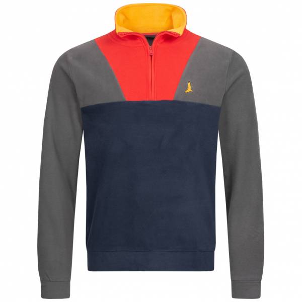 grey zip up fleece