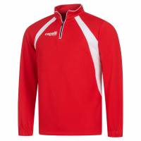Capelli Sport Raven Heren 1/4-rits Training sweater AGA-1192X-rood/wit