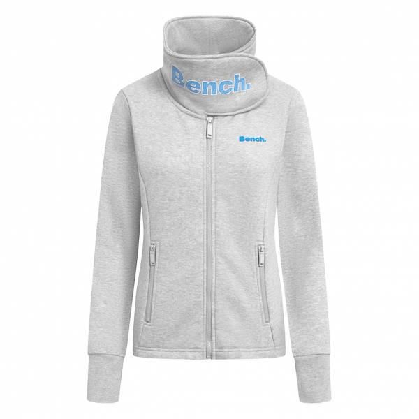 Bench Haylo Femmes Sweat zippé avec col montant 117439-004-GRIS