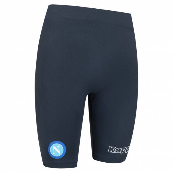 SSC Napoli Kappa Hombre Pantalones cortos de compresión 31125IW-AZUL PROFUNDO