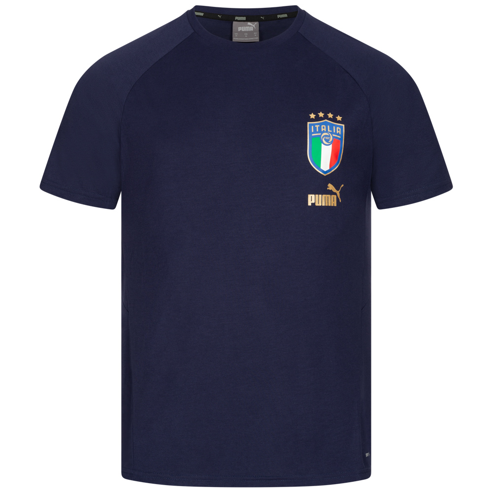Italy FIGC PUMA Coach 767119-13 T-shirt Men