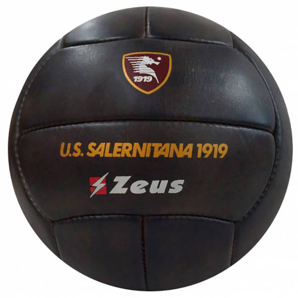 US Salernitana 1919 Zeus Retro Vintage Balón de fútbol marrón