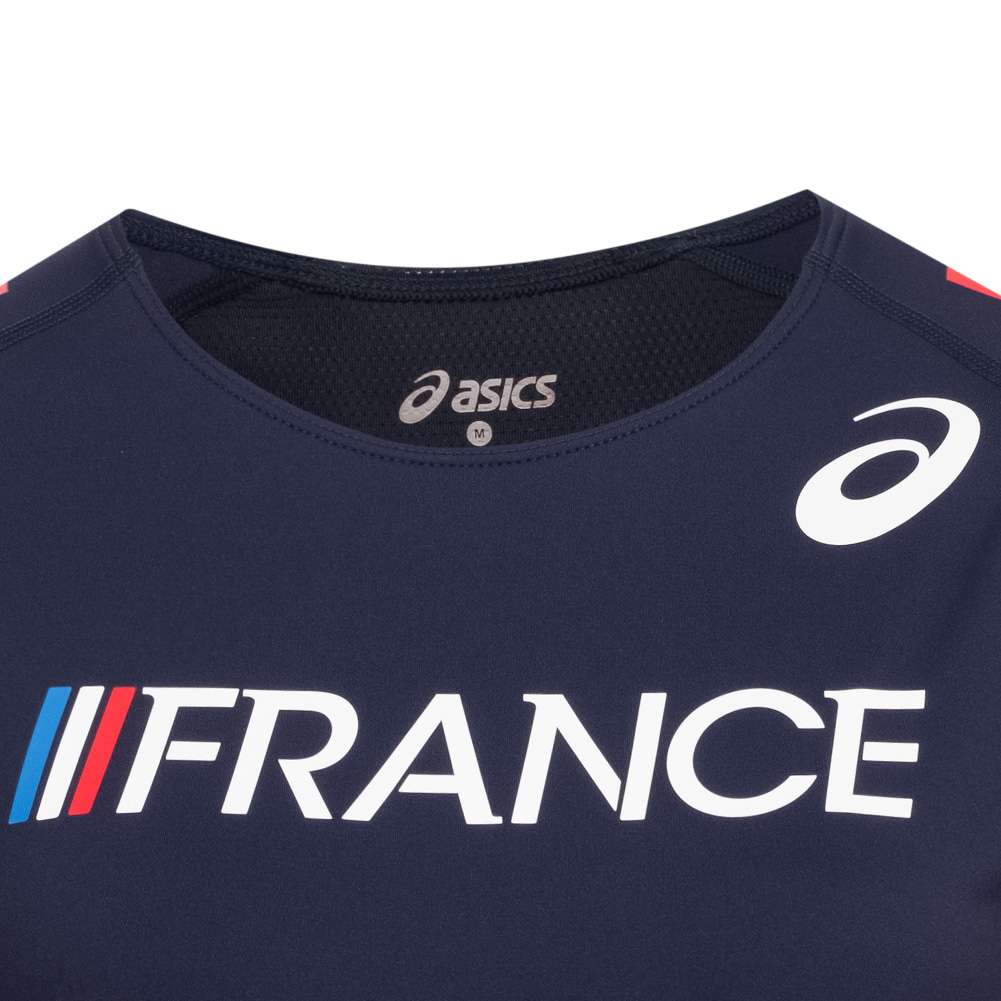 Frankreich ASICS Track Field Elite Athletes Damen Shirt XRK773 52FR SportSpar