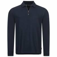 TED BAKER Karpol Soft Touch Hombre Sudadera cuello vuelto 269623-AZUL MARINO