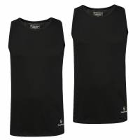 Sergio Tacchini Men Undershirts Tank Top Pack of 2 black 39490636