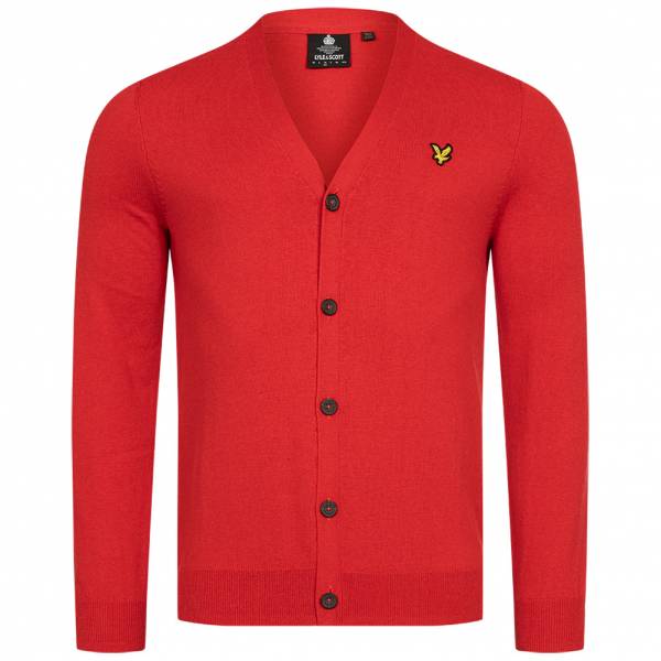 Lyle &amp; Scott Merino-Wolle Men Cardigan KN1455V-Z824