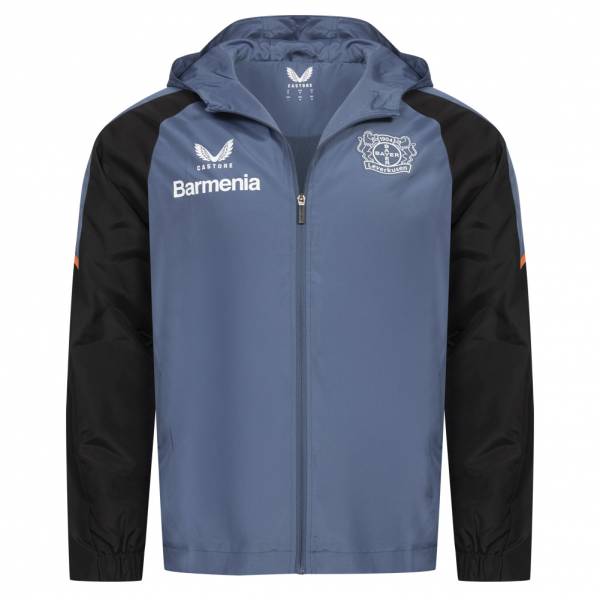 Bayer 04 Leverkusen CASTORE Hommes Veste de survêtement TM1493-BLEU NOIR