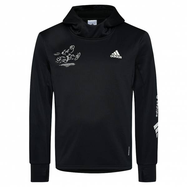 Image of adidas Signature Running Uomo Felpa con cappuccio H56313064