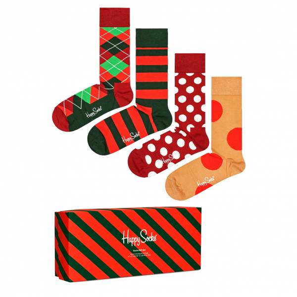 Image of Happy Socks Holiday Classics Set regalo Calzini 4 paia XHCG09-4300064