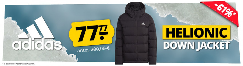 adidas Helionic down jacket solo 77,77 €