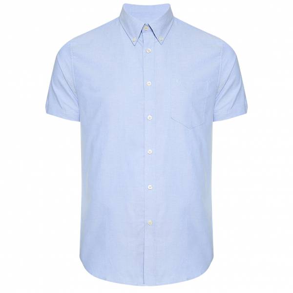 BEN SHERMAN Casual Uomo Camicia a maniche corte 1012798-BLU