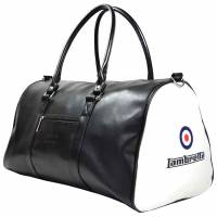 Lambretta Retro Sports Large Bag Tas 28x49x25 T20064L-BLK/WHT