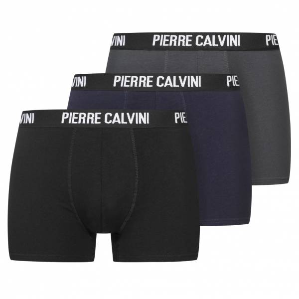 Image of PIERRE CALVINI Hipster Uomo Boxer Set da 3 Scuro 6130-3-DA064