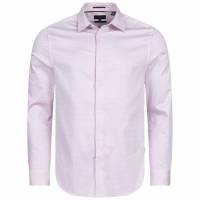 TED BAKER Faenza Geo Hommes Chemise à manches longues 272167-ROSE