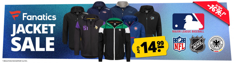 FANATICS jackets sale à partir de 14,99 €