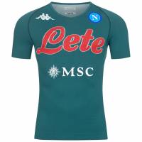 SSC Napoli Kappa Heren Functioneel Trainingsshirt 31125EW-BLAUW BenzEL