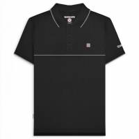 Lambretta Chest Stripe Men Polo Shirt SS1225-BLK/GRY