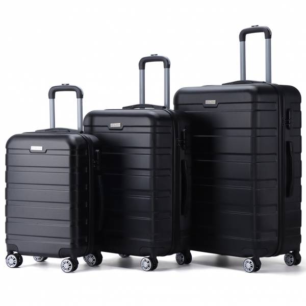 VERTICAL STUDIO &quot;Trelleborg&quot; 20&quot; 24&quot; 28&quot; Suitcase Set of 3 black