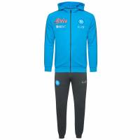 SSC Neapel EA7 Emporio Armani Heren Trainingspak met capuchon blauw EASSCN23R09-AZZURRO