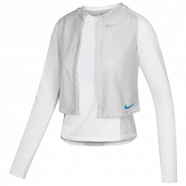 Giacca da allenamento Nike Global Pre-Cool da donna con 2 pezzi + camicia 211600-100