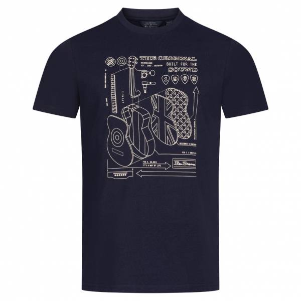 BEN SHERMAN Exploded Guitar Hombre Camiseta 0075606-035