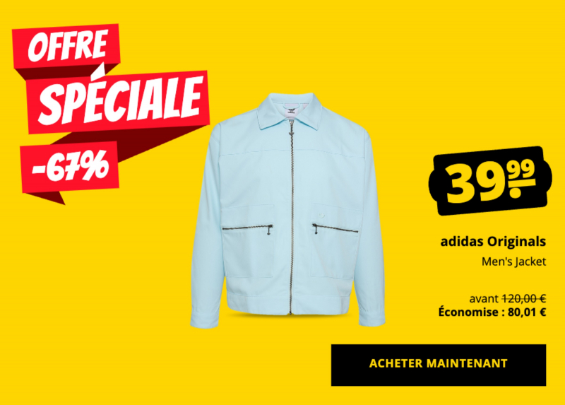 adidas Originals Men's Jacket seulement 39,99 €!