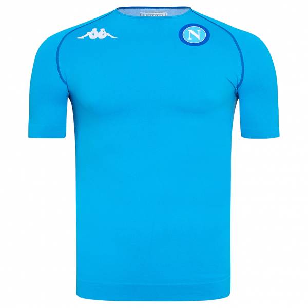 SSC Napoli Kappa Hombre Funcional Camiseta de entrenamiento 303GBU0-AZZURRO