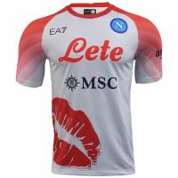 SSC Napoli EA7 EMPORIO ARMANI Hommes San Valentino Maillot EASSCN23N11