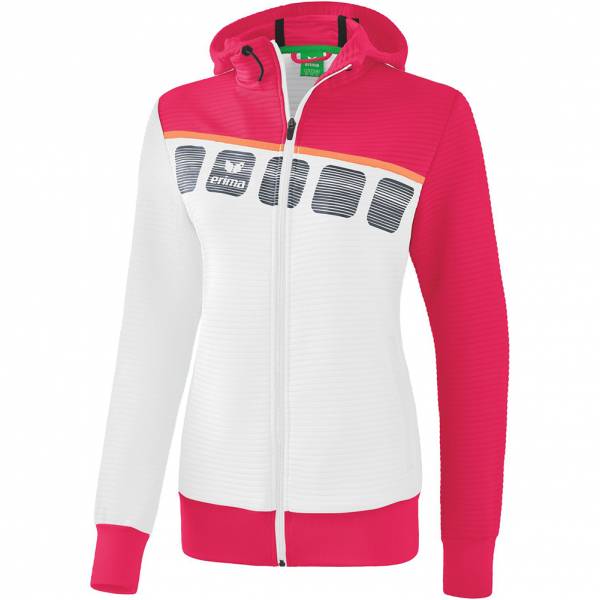 Erima 5-C Meisjes / Dames Trainingsjas met capuchon 1031919