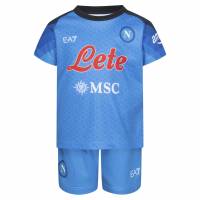 SSC Neapel EA7 Emporio Armani Baby's Voetbaltenue EASSCN23W01I-AZZURRO