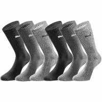 PUMA Crew Socks Unisex Socks 6 Pairs 7312-BGA