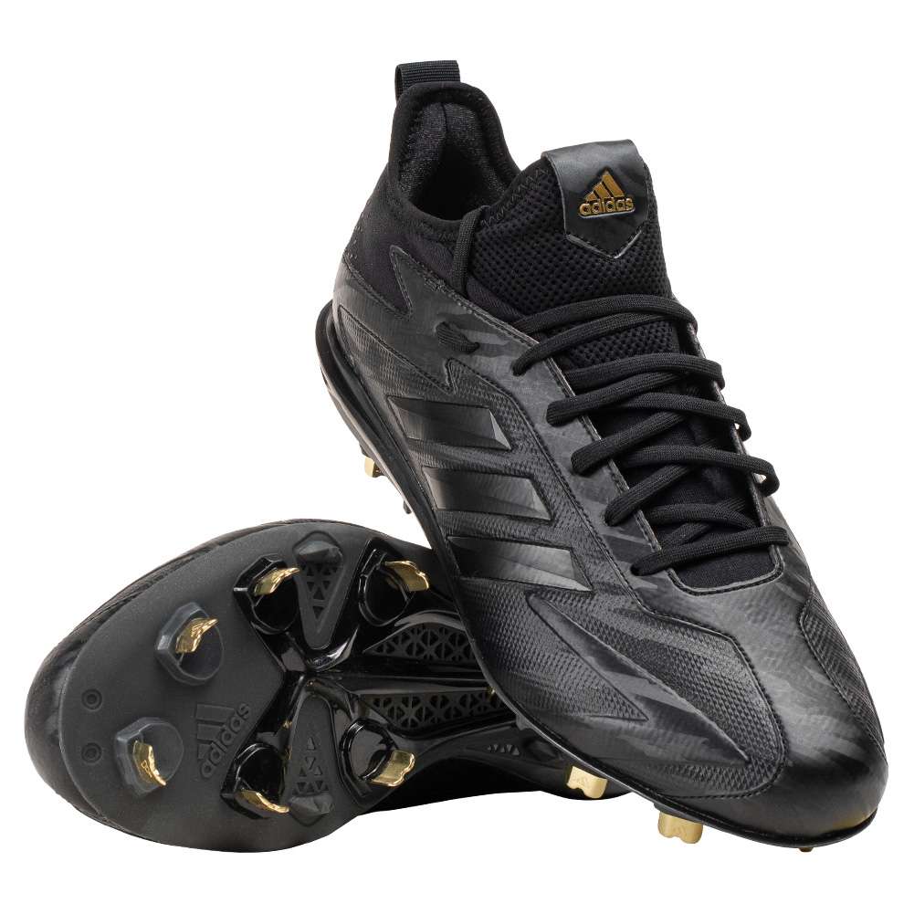 Black adidas baseball cleats online