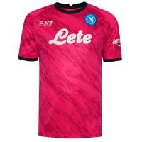 SSC Neapel EA7 Emporio Armani Heren UEFA Thirdshirt EASSCN23GU09-ROZE