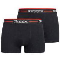 Kappa Men Boxer Shorts Pack of 2 322914W-Black