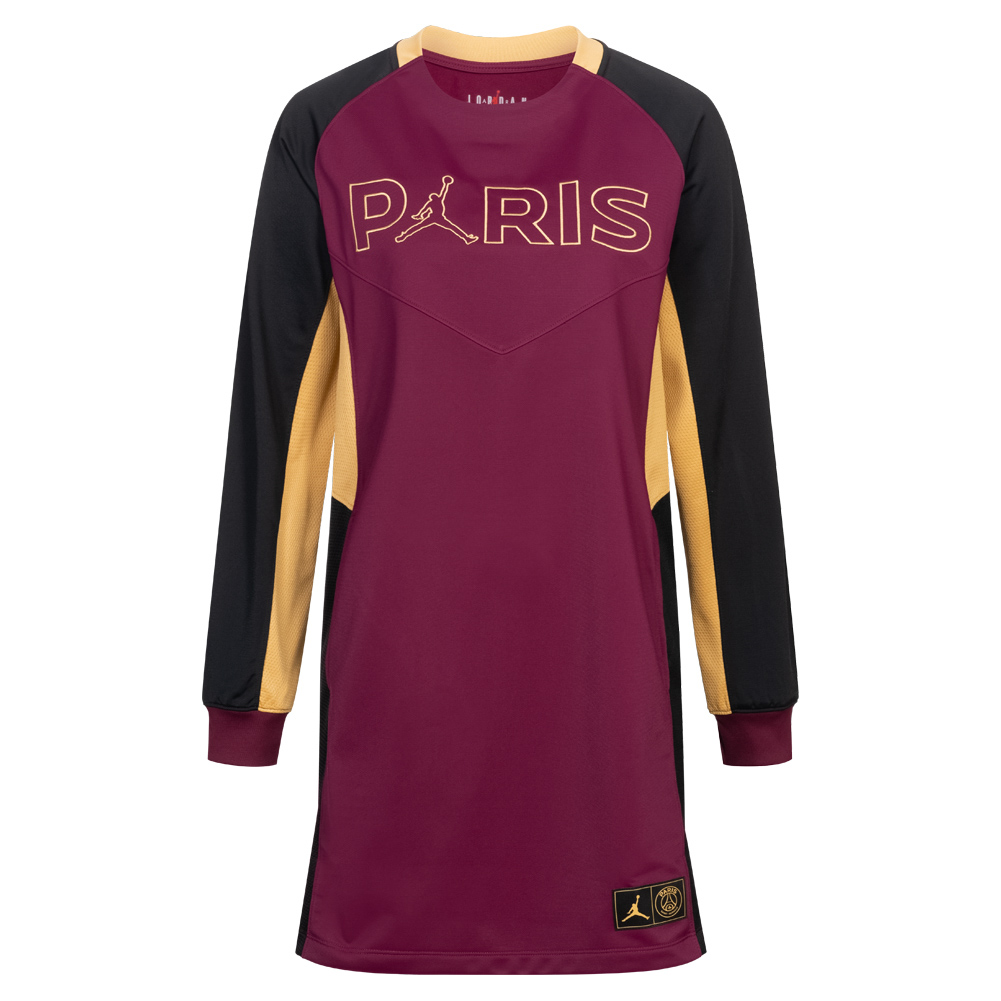 Air Jordan Women's Paris St Germain PSG outlets Nike Maroon Dress CW3924-610 Size Large