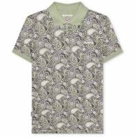 Lambretta Paisley Mężczyźni Koszulka polo SS0031-DSRT SAGE