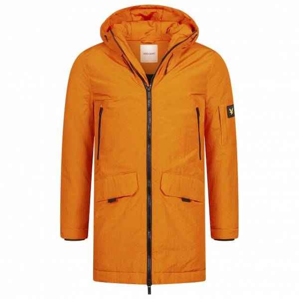 Lyle y Scott Zip Detail Parka Hombre Chaquetón JK1325V-W118