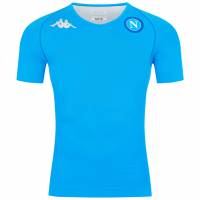 SSC Napoli Kappa Hommes Fonctionnel Maillot d'entraînement 31128UW-AZURE