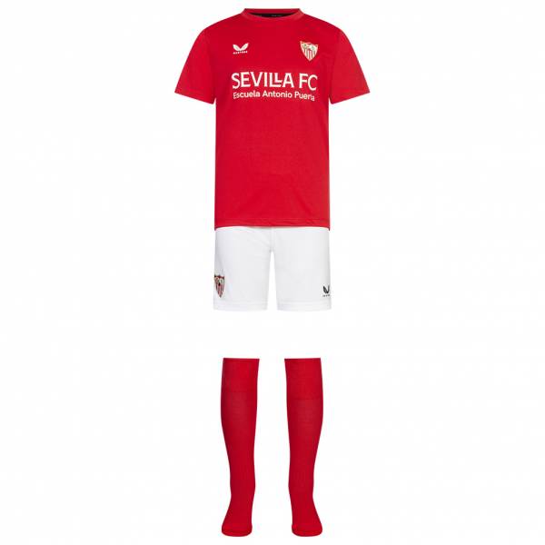 FC Sevilla CASTORE Kinderen Thuis voetbaltenue TI2243-REDWHITERED