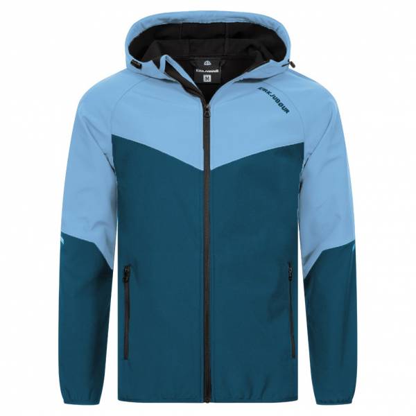 Image of KIRKJUBØUR® "Njordr" Uomo Giacca SOFTSHELL colonna d'acqua 10.000 mm blu/azzurro064