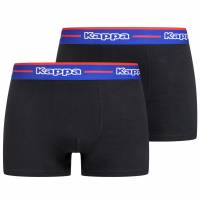 Kappa Hommes Boxer-short Lot de 2 322914W-Noir/Bleu